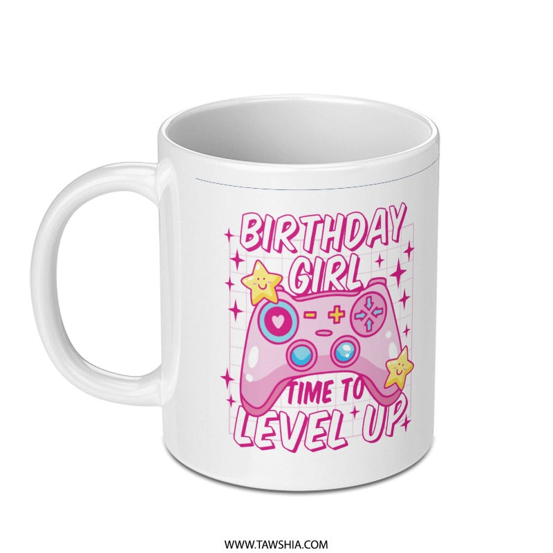 Birthday Girl Time to Level Up Mug product