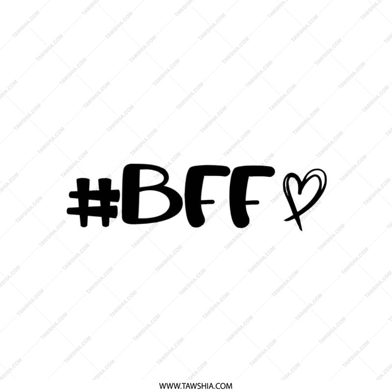 BFF Pillow, Best Friends Forever Throw Pillow, Friendship Gift Idea, Cute Home Decor, BFF Present, Girls Pillow, Decorative Pillow - Tawshia