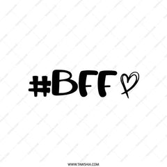 BFF Pillow, Best Friends Forever Throw Pillow, Friendship Gift Idea, Cute Home Decor, BFF Present, Girls Pillow, Decorative Pillow - Tawshia