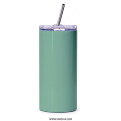 Insulated Tumbler with Straw for Cold Beverages product