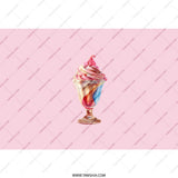 Ice Cream Sundae Tumbler, Dessert Tumbler, Foodie Gift, Sweet Treat Tumbler, Colorful Drinkware, Ice Cream Lover Gift, Unique Tumbler Design - Tawshia