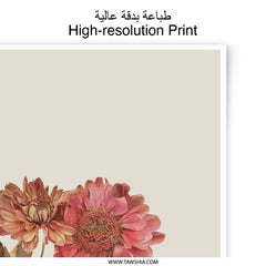 Chrysanthemum Photographic Prints, Floral Wall Art, Botanical Art Prints, Flower Photography, Nature Prints, Home Decor, Minimalist Art - Tawshia
