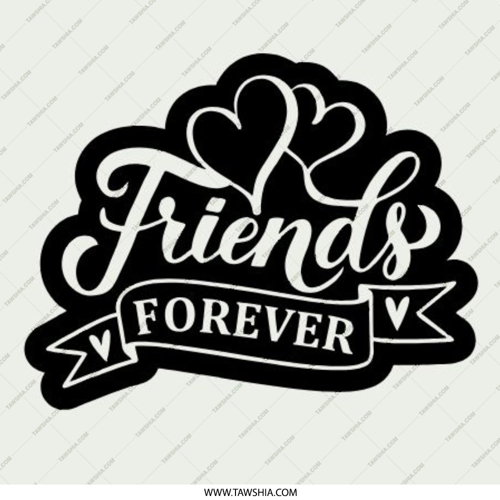 Friends Forever Pinback Button, Best Friends Gift, Friendship Button, BFF Button, Heart Badge, Friendship Jewelry, Friendship Day Button - Tawshia