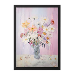 Floral Still Life Wall Art, Flower Bouquet Print, Pastel Painting, Botanical Art, Home Decor, Living Room Art, Fine Art Print - Tawshia