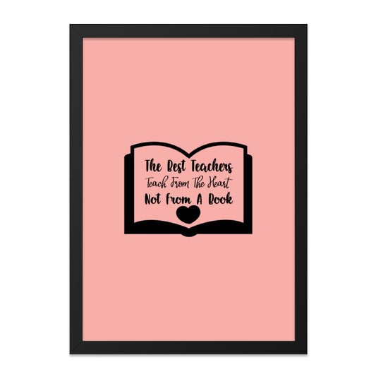 Teacher Appreciation Wall Art, Heartfelt Teacher Quote, Best Teacher Gift, Inspirational Wall Decor, Classroom Wall Art - Tawshia
