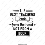 Teacher Appreciation Pillow, Gift for Teacher, Best Teachers, Heart Teaching, Teacher Saying, Decorative Pillow, Teaching Gift - Tawshia