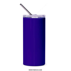 Vibrant Blue Tumbler with Straw product type