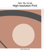 Abstract Photographic Print, Circles and Lines Art, Minimalist Home Decor, Contemporary Wall Art, Modern Art Print - Tawshia