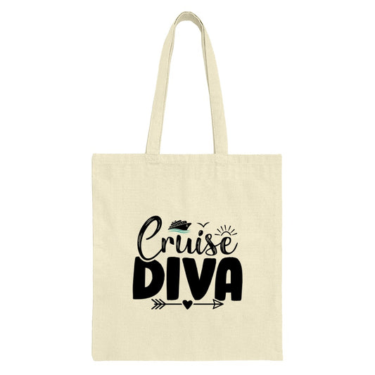 Cruise Diva Tote Bag, Vacation Ready, Cruise Lover Gift, Stylish Cruise Accessory, Travel Tote, Beach Bag, Cruise Trip Essential - Tawshia