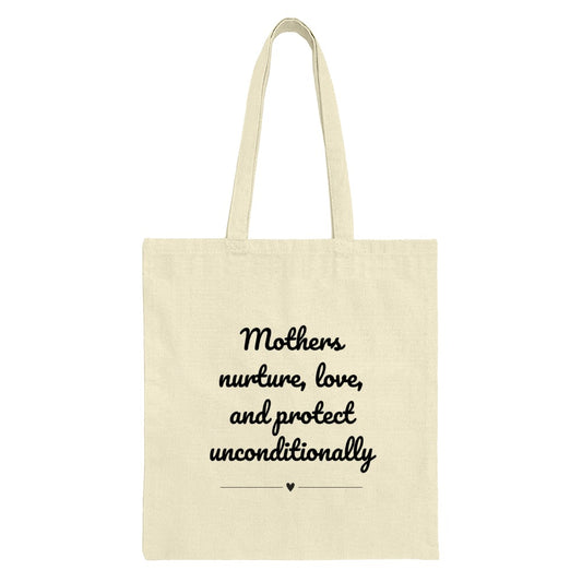 Mothers Nurture Love Tote Bag, Mom Appreciation Gift, Motherhood Saying, Everyday Tote, Mothers Day Gift, Gift for Her, Shopping Tote - Tawshia