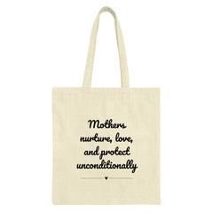 Mothers Nurture Love Tote Bag, Mom Appreciation Gift, Motherhood Saying, Everyday Tote, Mothers Day Gift, Gift for Her, Shopping Tote - Tawshia