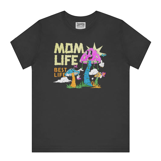 Fun Cartoon Style Mom Life Best Life T-shirt product type