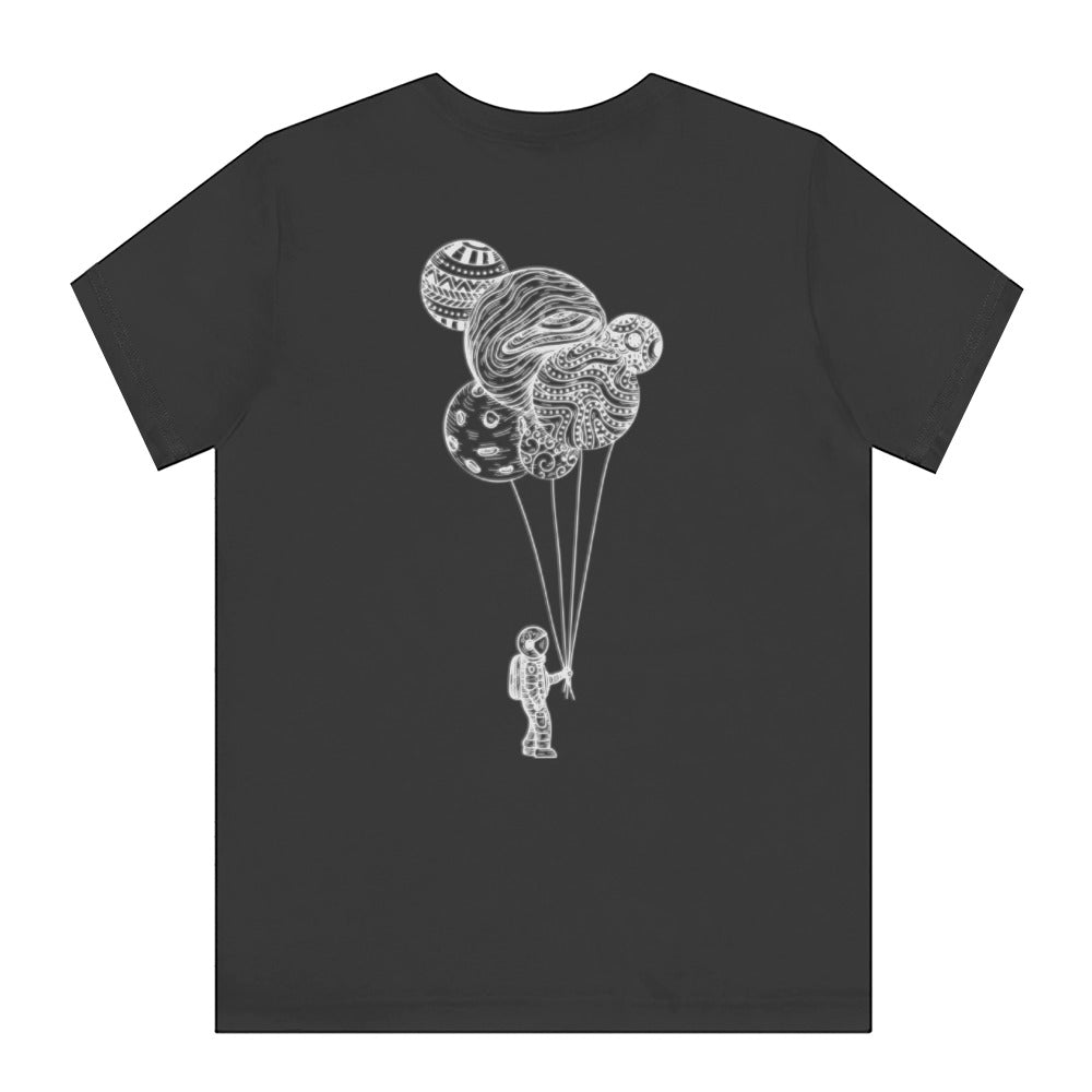 Cosmic Balloon Astronaut Graphic Men's Shirt product