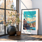 Adana Turkey Wall Art, Travel Poster, Cityscape Print, Minimalist Art, Home Decor, Souvenir Gift, Fine Art Print - Tawshia