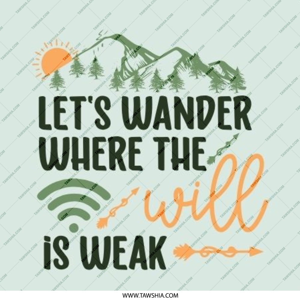 Lets Wander Weak Wifi Pinback Button, Adventure Awaits, Hiking Gift, Wanderlust Accessories, Travel Motivation, Nature Lover Button - Tawshia