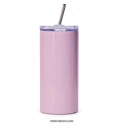 Pink Tumbler with Straw Lid Insulated Drinkware product type