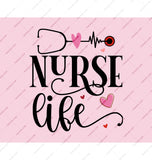 Nurse Life Heartbeat Graphic Nurse Product