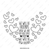 Friends Forever Mug, Cute Friendship Gift, Heart Mug, Best Friend Mug, Gift for Bestie, Old Friends Mug, Funny Mug, Coffee Mug - Tawshia