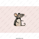 Cute Mouse Tumbler, Animal Tumbler, Cartoon Mouse Design, Adorable Rat Tumbler, Gift Idea, Unique Tumbler, Drinkware, Fun Drinkware - Tawshia
