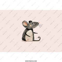 Cute Mouse Tumbler, Animal Tumbler, Cartoon Mouse Design, Adorable Rat Tumbler, Gift Idea, Unique Tumbler, Drinkware, Fun Drinkware - Tawshia
