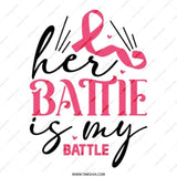 Breast Cancer Awareness Tote Bag, Her Battle, Support Gift, Ribbon Design, Survivor Gift, Hopeful Tote, Fight Cancer, Cancer Gift - Tawshia