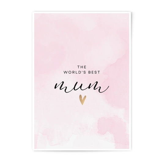 Best Mum Photographic Prints, Mother's Day Prints, Gift for Mum, Watercolour Art, Mum Wall Art, Mum Decor, Modern Prints, Home Decor - Tawshia