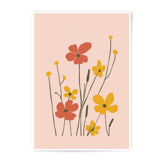 Floral Photographic Print, Flower Wall Art, Botanical Home Decor, Modern Flower Print, Colorful Flower Art, Flower Photography Print - Tawshia