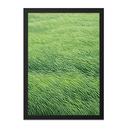 Abstract Green Field Wall Art, Modern Nature Print, Minimalist Art Decor, Fine Art Photography, Home Decor Wall Art - Tawshia