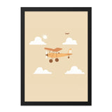 Airplane Wall Art, Nursery Decor, Kids Room Art, Aviation Print, Childrens Wall Art, Airplane Poster, Airplane Gift, Boys Room Decor - Tawshia
