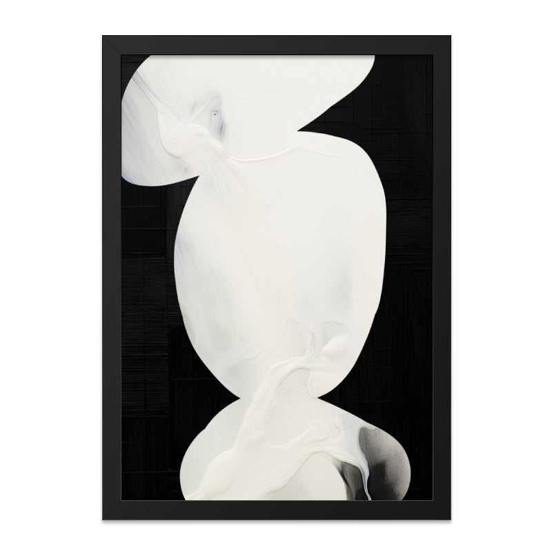 Abstract Art Wall Decor, Minimalist Wall Art, Black and White Art Print, Modern Home Decor, Geometric Wall Hanging - Tawshia
