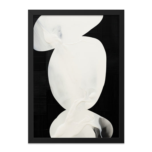 Abstract Art Wall Decor, Minimalist Wall Art, Black and White Art Print, Modern Home Decor, Geometric Wall Hanging - Tawshia