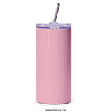 Her Love Lifts Tumbler, Inspirational Quote Tumbler, Positive Vibes Tumbler, Pink Tumbler Gift, Love Tumbler, Tumbler with Straw - Tawshia