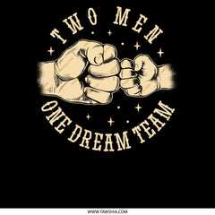 Two Men One Dream Team Graphic Print product