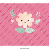 Cute Flower Backpack, Floral Backpack, Pink Hearts Backpack, Kawaii Backpack, School Backpack, Kids Backpack, Backpack for Girls - Tawshia