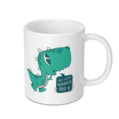 Cute Dinosaur Saying Hey Guys Whats Up Coffee Mug Product