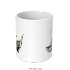 Vintage Sailing Ship Mug, Antique Boat Illustration Coffee Cup, Nautical Gift for Sailors, Ocean Lover's Mug, Retro Vessel Art Mug - Tawshia