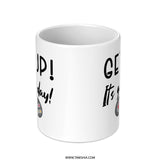 Gamer Mug, Get Up Its Game Day, Video Game Gift, Funny Gamer Mug, Gaming Addict Mug, Gift for Gamers, Gamepad Design Mug - Tawshia