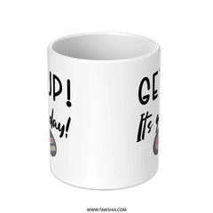 Gamer Mug, Get Up Its Game Day, Video Game Gift, Funny Gamer Mug, Gaming Addict Mug, Gift for Gamers, Gamepad Design Mug - Tawshia