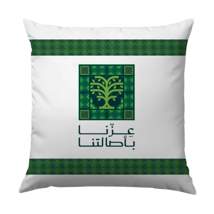 Elegant Green Patterned Decorative Cushion product type