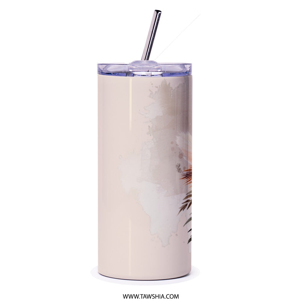 Floral Bouquet Tumbler, Flower Tumbler, Elegant Tumbler, Rose Tumbler, Gift for Her, Unique Tumbler Design, Stylish Cup - Tawshia