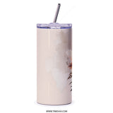 Floral Bouquet Tumbler, Flower Tumbler, Elegant Tumbler, Rose Tumbler, Gift for Her, Unique Tumbler Design, Stylish Cup - Tawshia