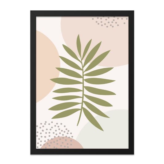 Abstract Palm Wall Art, Boho Wall Decor, Botanical Print, Tropical Leaves, Modern Art Print, Minimalist Wall Art, Trendy Home Decor - Tawshia