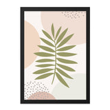 Abstract Palm Wall Art, Boho Wall Decor, Botanical Print, Tropical Leaves, Modern Art Print, Minimalist Wall Art, Trendy Home Decor - Tawshia