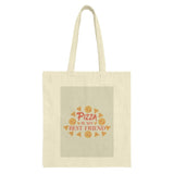 Pizza Is My Best Friend Tote Bag, Funny Pizza Lover Gift, Foodie Tote, Novelty Shopping Bag, Pizza Obsessed, Carry All, Everyday Tote - Tawshia