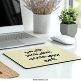 Arabic Quote Mouse Pad, The Mother is the Greatest Poet Design, Unique Desk Accessory, Home Decor, Office Gift, Work Space Decor - Tawshia