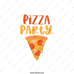 Pizza Party Pillow, Foodie Throw Pillow, Pizza Lover Gift, Funny Home Decor, Cute Couch Pillow, Dorm Decor, Home Decor Pillow - Tawshia