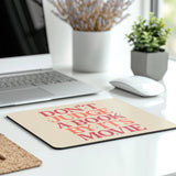Motivational Desk Decor Don't Judge A Book Mouse Pad product