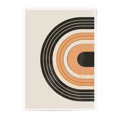 Minimalist Arch Photographic Print, Abstract Geometric Wall Art, Modern Home Decor, Beige Black Arches Art, Statement Print, Arch Poster - Tawshia