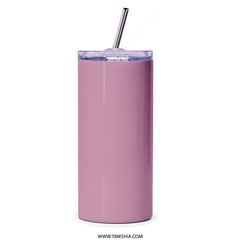 Floral Hat Tumbler, Elegant Tumbler, Gift for Her, Tea Party Tumbler, Garden Party Gift, Tumbler with Straw, Unique Tumbler - Tawshia