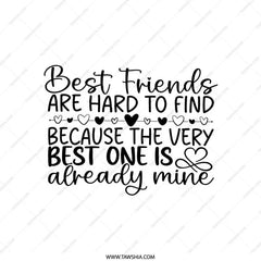 Best Friend Pillow, Friend Quote Pillow, Friendship Pillow, Best Friend Gift, Decorative Throw Pillow, Bestie Pillow - Tawshia